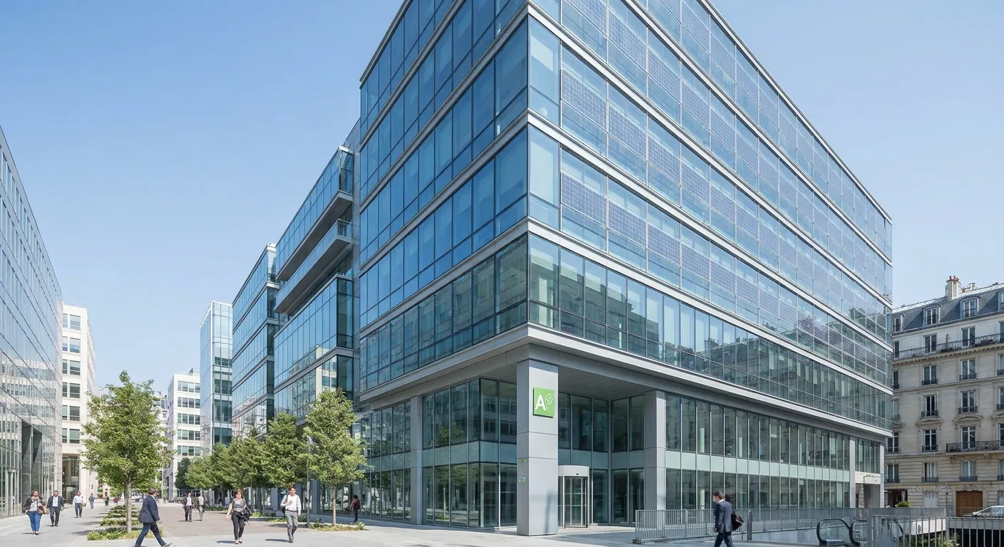 Bâtiment tertiaire neuf conforme RE 2020