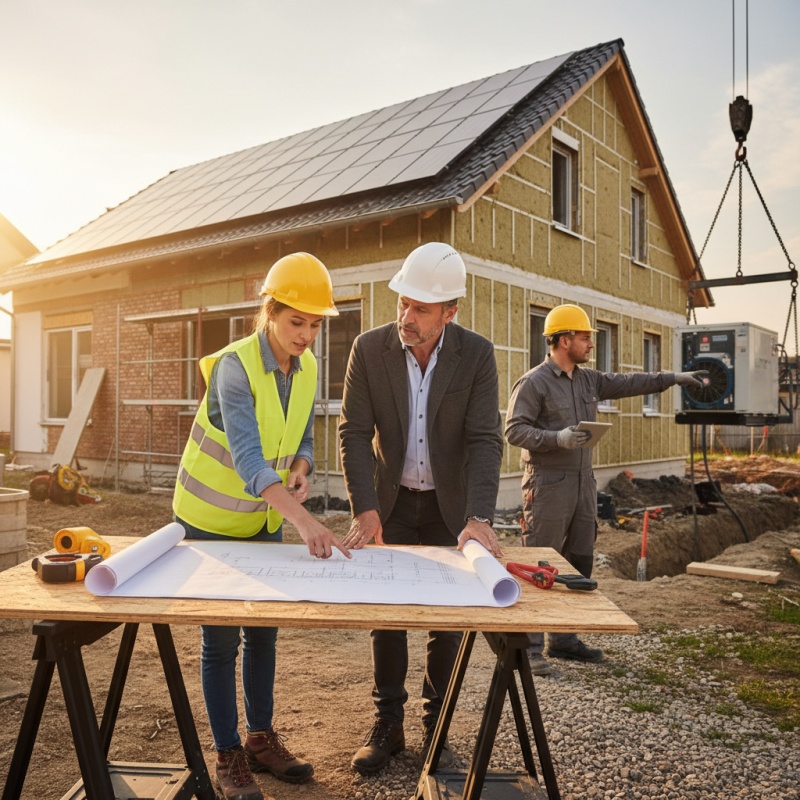 Suivi de chantier par un assistant à maîtrise d'ouvrage pour une rénovation énergétique performante