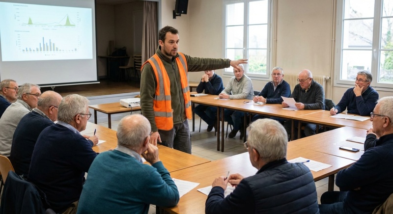 Présentation de scénarios de rénovation énergétique en assemblée générale de copropriété